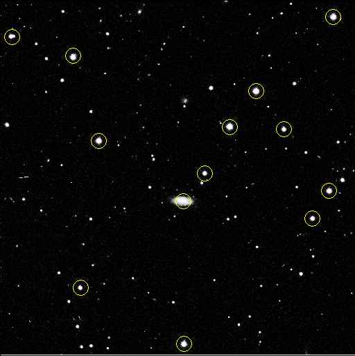 image with GSC-ACT stars