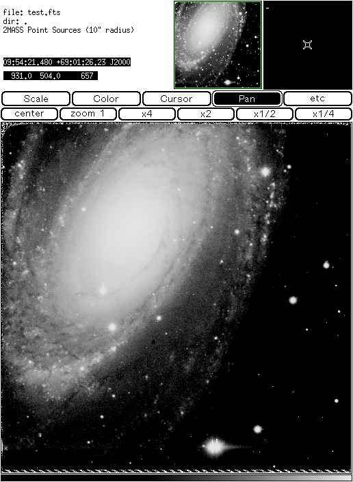 image with 2MASS PSC