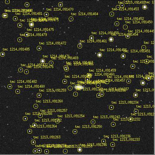 image with 2MASS Point Sources